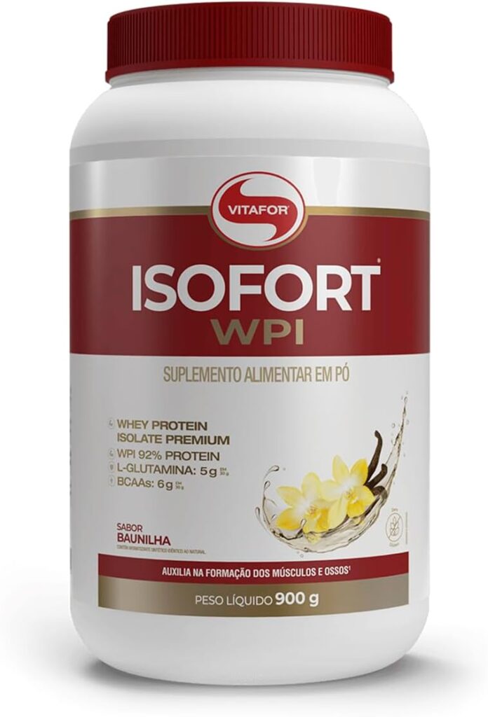 Vitafor Isofort WPI 900 g entre os melhores Whey Protein Isolado do Brasil | Curadoria ZEGGY