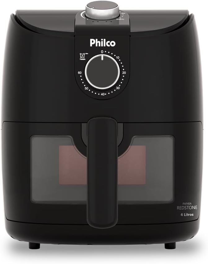 Air Fryer Philco PAF40A Redstone Premium 4 litros com visor Glass e 1500W