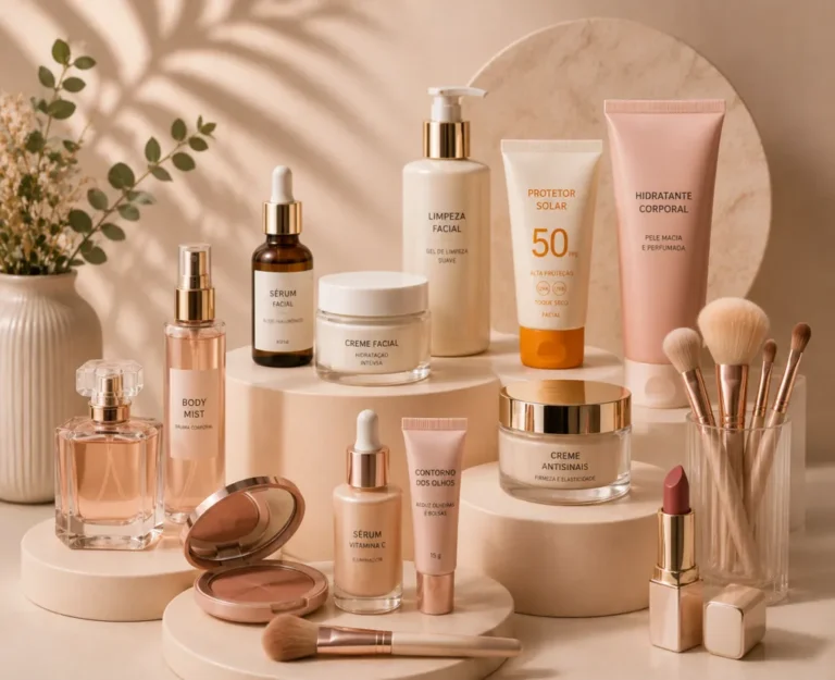 Produtos de beleza e skincare selecionados pela Curadoria ZEGGY