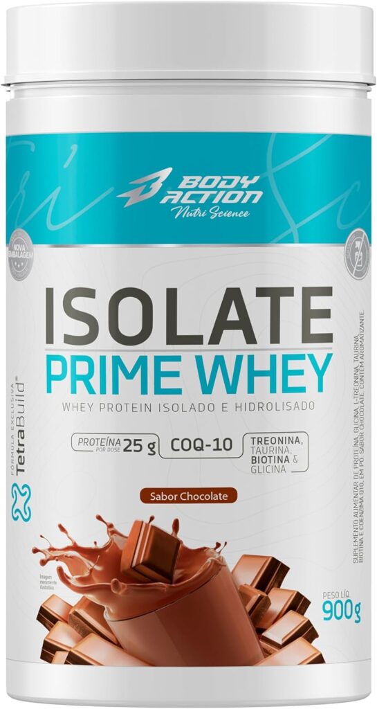 Bodyaction Isolate Prime Whey 900 g Whey Protein Isolado e Hidrolisado