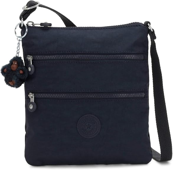 Bolsa Transversal Kipling Keiko Azul Marinho em Nylon Feminina