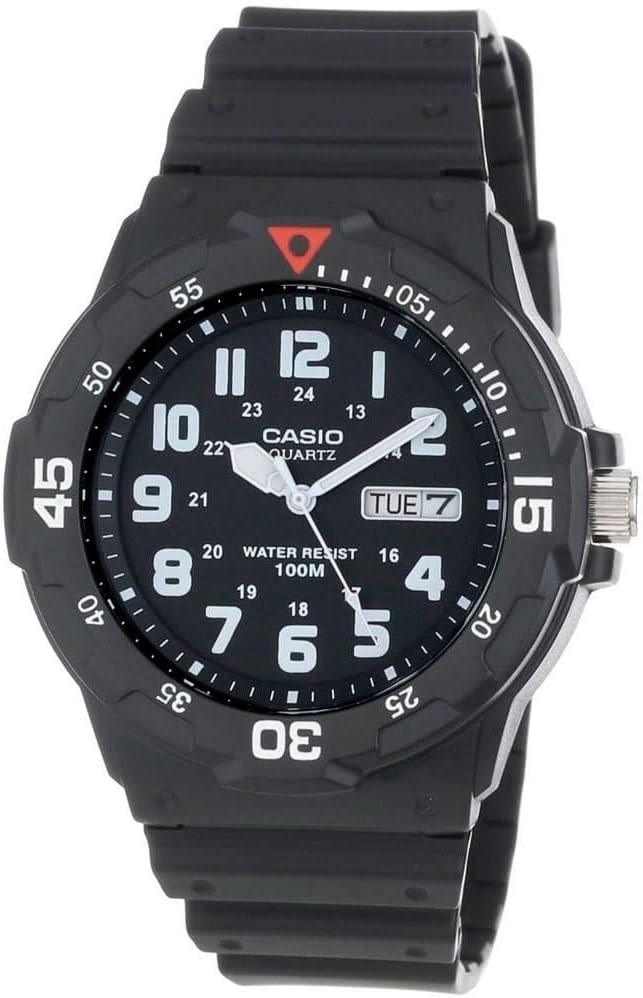 Relógio Casio MRW-200H-1BV esportivo analógico masculino preto