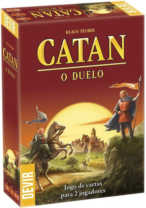Jogo de tabuleiro CATAN O Duelo Devir para 2 jogadores
