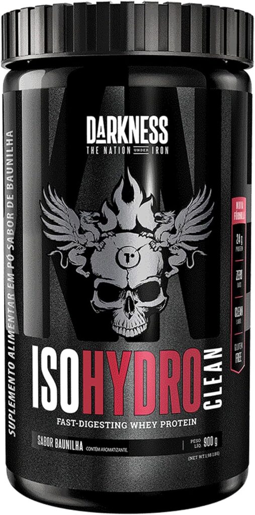 Darkness Iso Hydro Clean 900 g Whey Protein Isolado e Hidrolisado