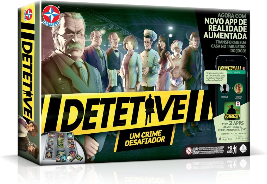 Melhores jogos de tabuleiro: Detetive Estrela com aplicativo selecionado pela ZEGGY.