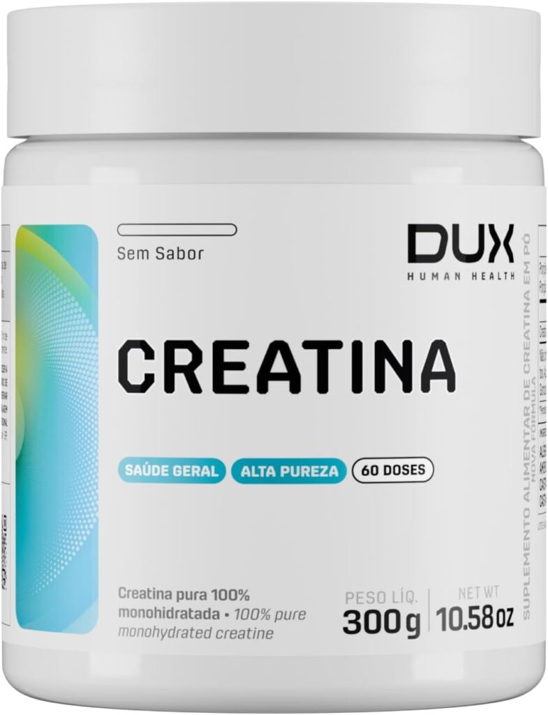 DUX Creatina Monohidratada 300 g 100% pura sem sabor
