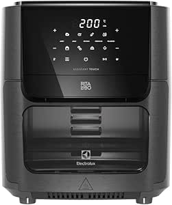 Electrolux Air Fryer Forno 5 em 1 12 litros EAF85 com painel Touch Digital