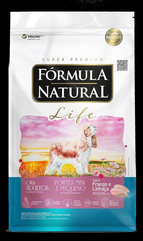 Fórmula Natural Life Mini e Pequeno Adultos 15 kg para Cães Adultos de Pequeno Porte