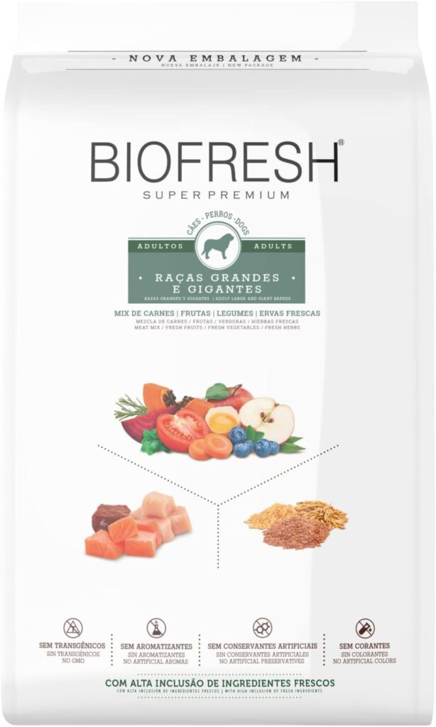 Hercosul Biofresh Super Premium Adulto Grande/Gigante 15 kg para cães adultos de raças grandes e gigantes