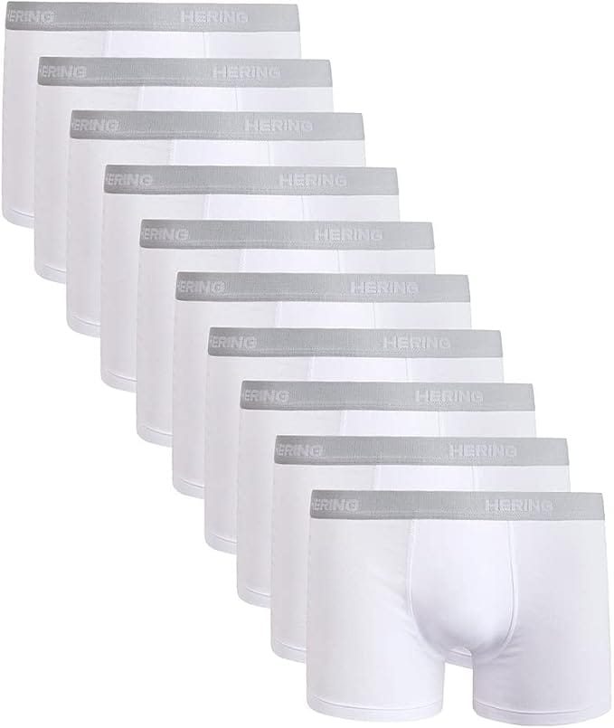 Hering Kit com 10 Cuecas Boxer Masculinas com Elástico Personalizado
