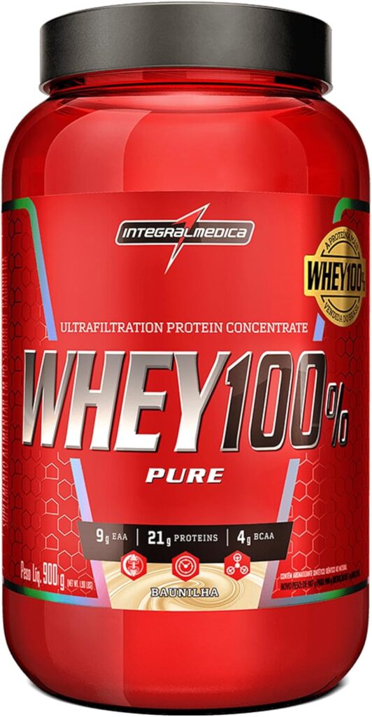 Integralmédica Whey 100% Pure Concentrado 900 g Baunilha entre os melhores Whey Protein Concentrado selecionados pela Curadoria ZEGGY.