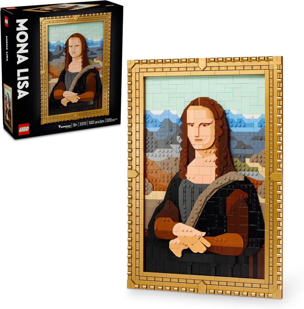LEGO Art Mona Lisa 31213 reprodução da obra de Leonardo da Vinci para decoração e coleção
