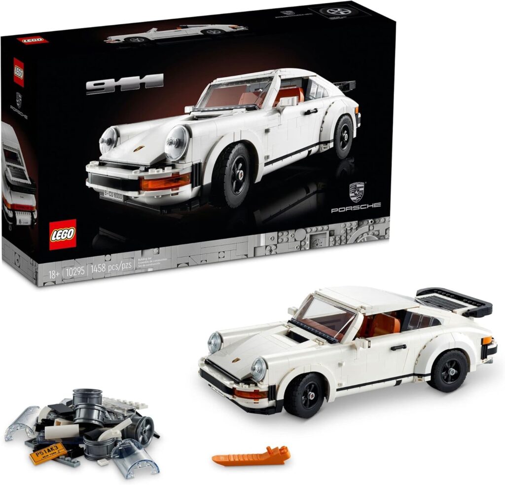 LEGO Creator Expert Porsche 911 (10295) com 1.458 peças para adultos e colecionadores