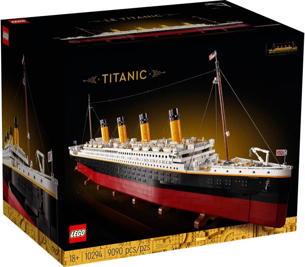 LEGO Creator Expert Titanic 10294 com 9.090 peças para adultos e colecionadores