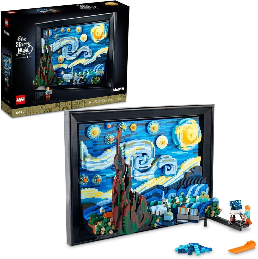 LEGO Ideas Vincent van Gogh A Noite Estrelada 21333 para adultos e colecionadores