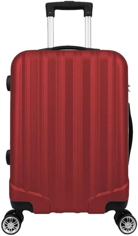 Mala de Bordo Adventure Fortt ABS 4 Rodas Giro 360° compatível com cabine de avião (55 × 35 × 25 cm).