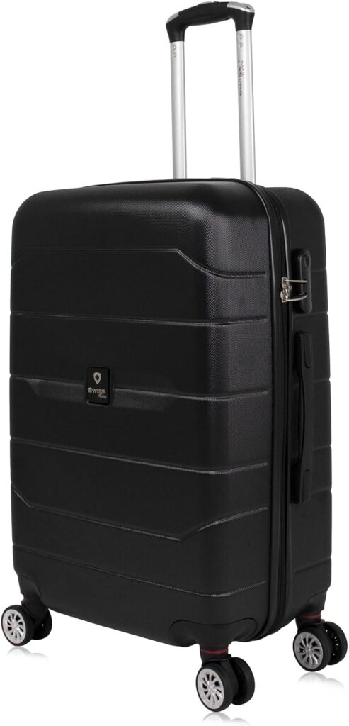 Mala de viagem Swiss Move Tokio média 23 kg rígida com quatro rodas 360° e fechadura com combinação