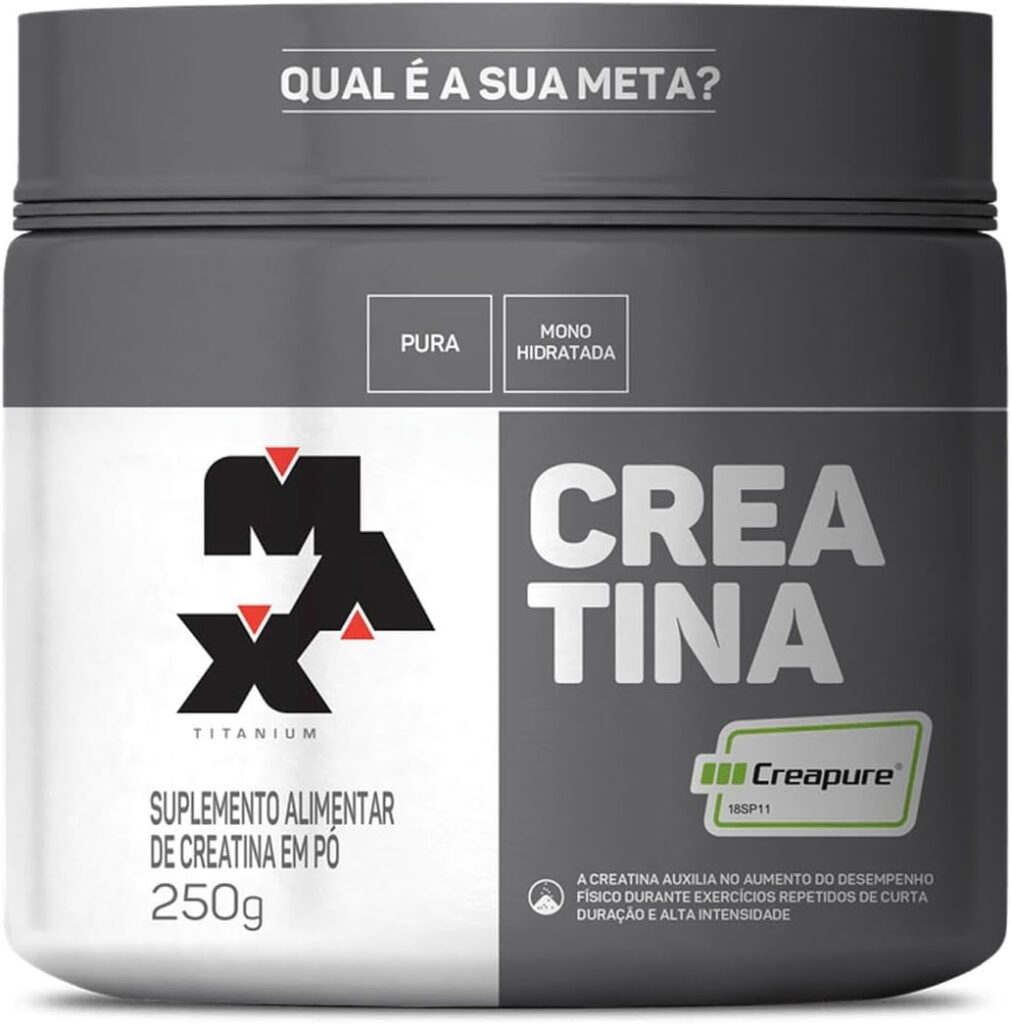 Max Titanium Creatina Creapure 250 g 100% creatina monohidratada certificada