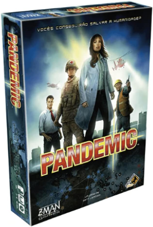 Jogo de tabuleiro Pandemic Galápagos cooperativo para 2 a 4 jogadores