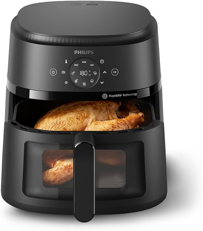 Philips Walita Airfryer Série 2000 XL Digital 6,2L preta com tecnologia RapidAir