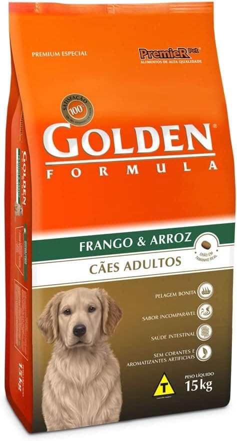 Ração Golden Fórmula Cães Adultos Frango e Arroz 15 kg