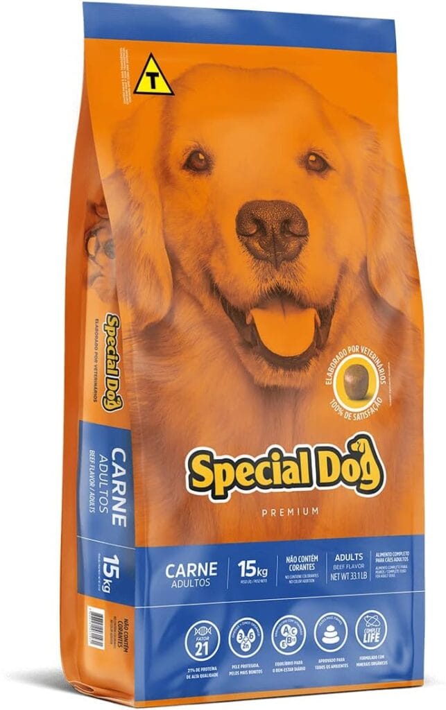 Ração Special Dog Carne Cães Adultos 15 kg para cães de porte médio