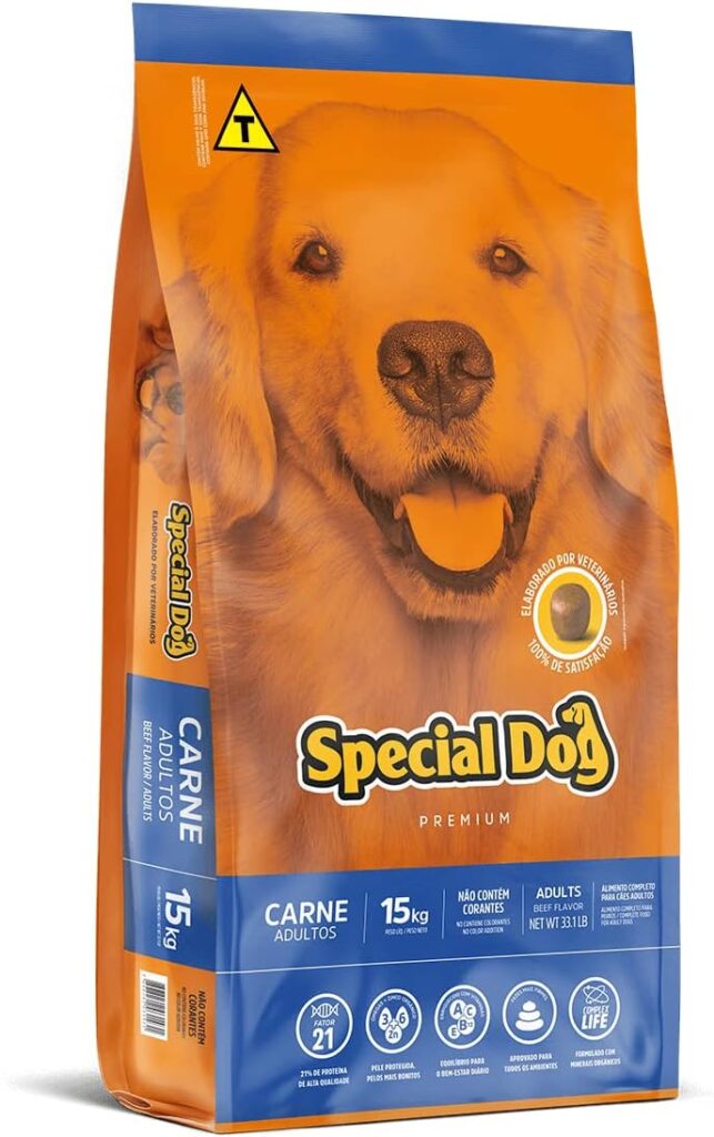 Ração Special Dog Carne para cães adultos de médio e grande porte 15 kg