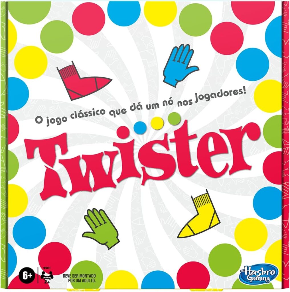 Melhores jogos de tabuleiro: Twister Hasbro selecionado pela ZEGGY.