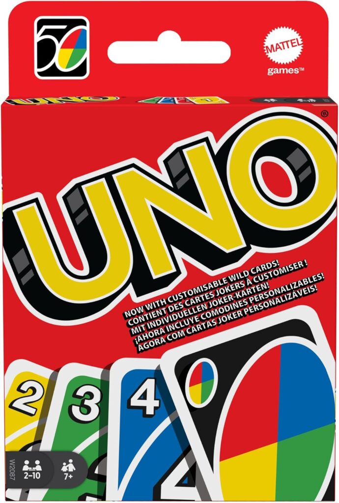 Melhores jogos de tabuleiro: UNO Original Mattel selecionado pela ZEGGY.