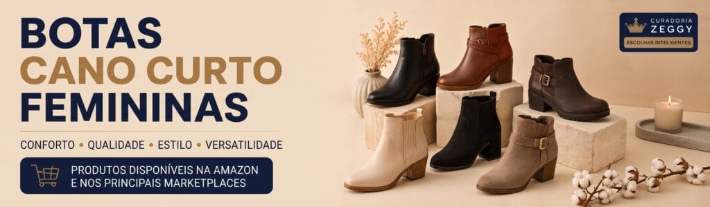 Melhor Bota Cano Curto