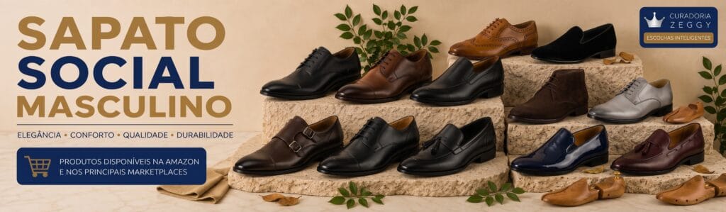 Melhor Sapato Social Masculino: 12 Melhores Opções | ZEGGY