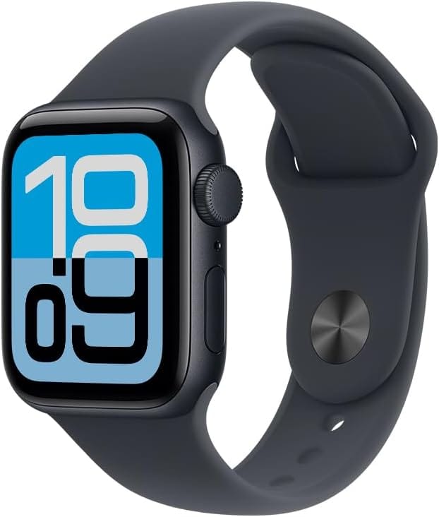 Apple Watch SE 3 GPS 40 mm Meia-Noite smartwatch masculino com tela Retina Sempre Ativa