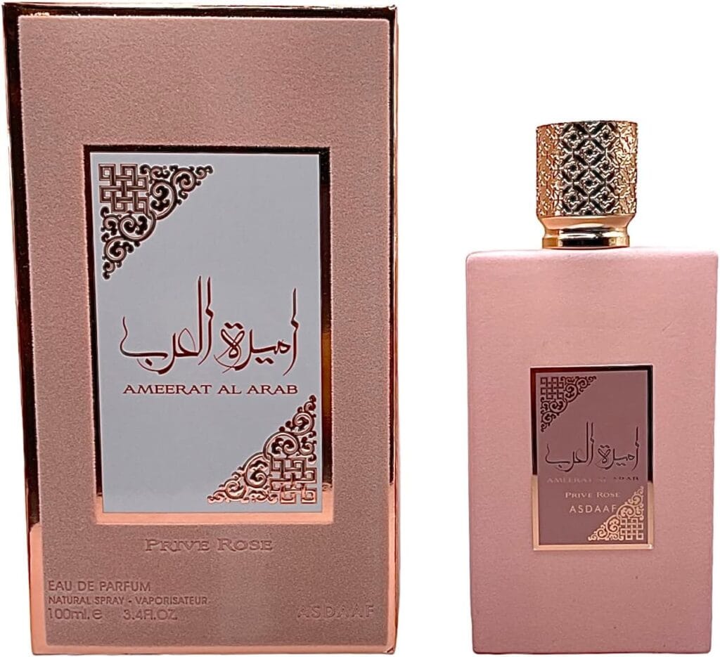 Asdaaf Ameerat Al Arab Prive Rose Eau de Parfum 100 ml – perfume árabe feminino
