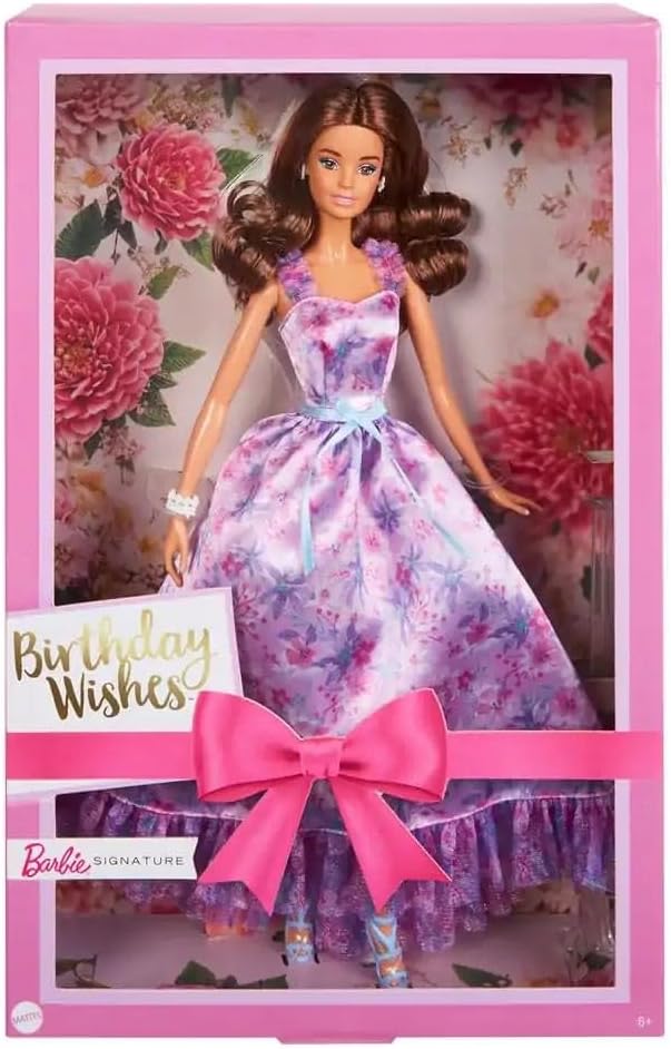 Barbie Signature Birthday Wishes HRM54 com vestido floral