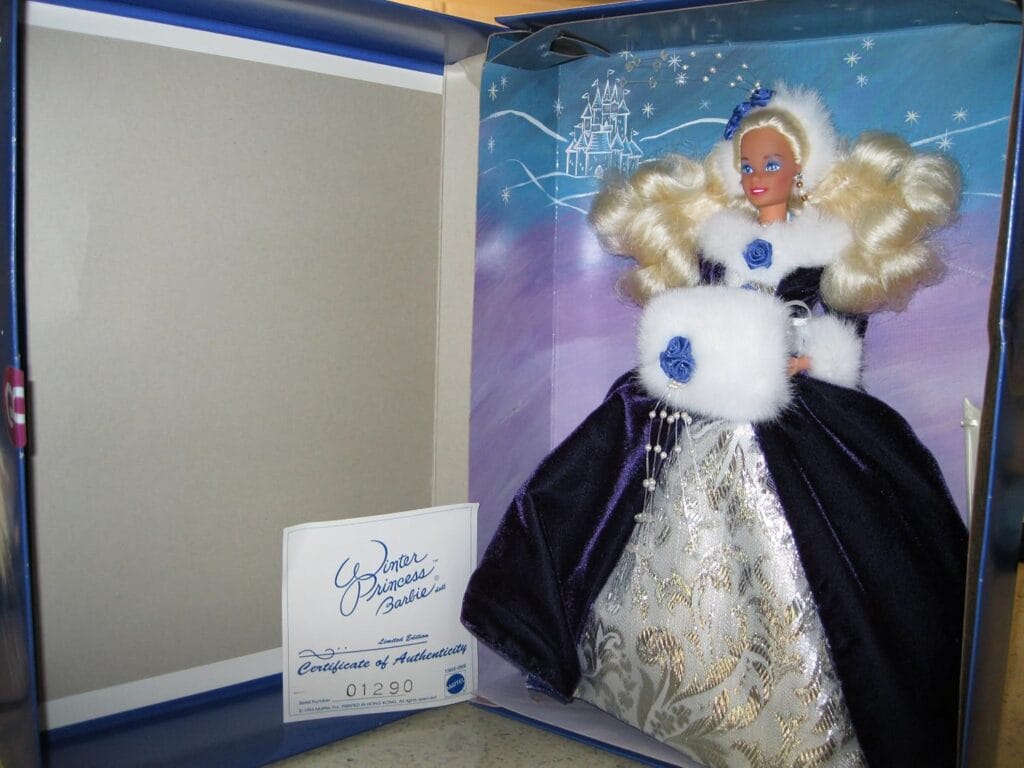 Barbie Winter Princess Bride Limited Edition 10655 Mattel
