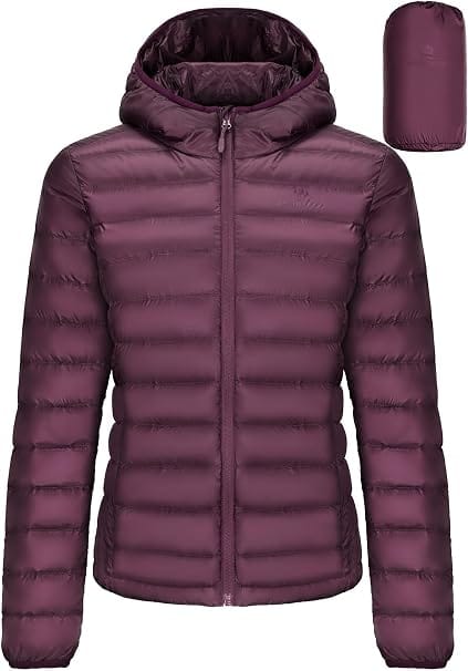 CAMEL CROWN Jaqueta Feminina Ultra Leve Embalável entre as melhores jaquetas puffer femininas