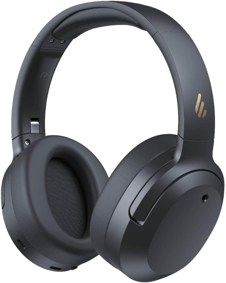 Edifier W820NB Plus V25 headphone Bluetooth cinza escuro com cancelamento de ruído