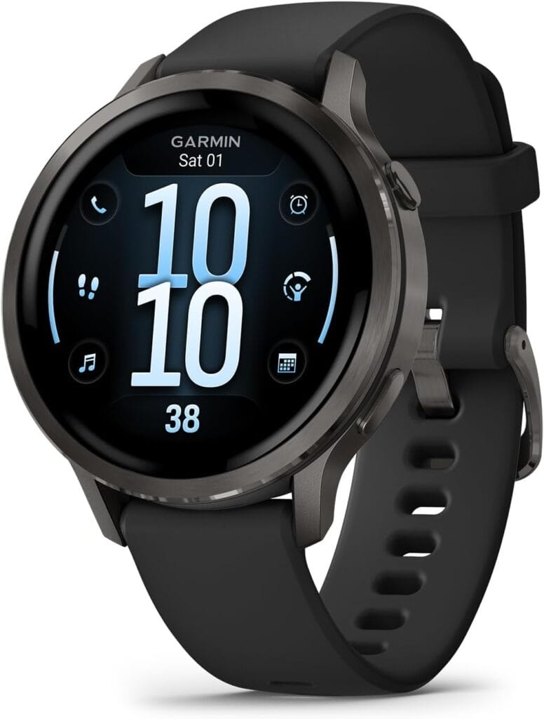 Garmin Venu 4 41 mm Preto smartwatch masculino com GPS integrado e tela de 1,2 polegada