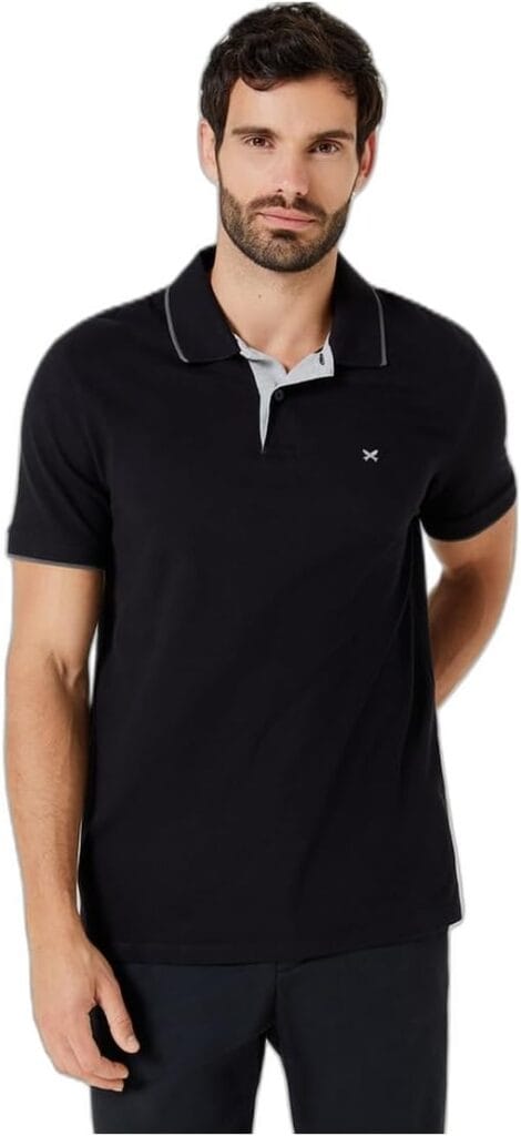 Melhor camisa polo masculina Hering Básica Piquet preta