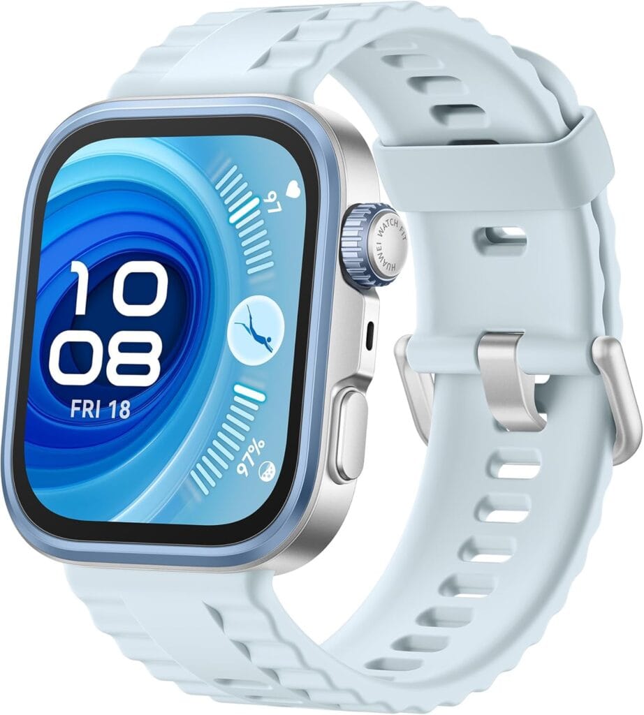 HUAWEI WATCH FIT 4 Pro Azul com vidro de safira, titânio e GPS integrado