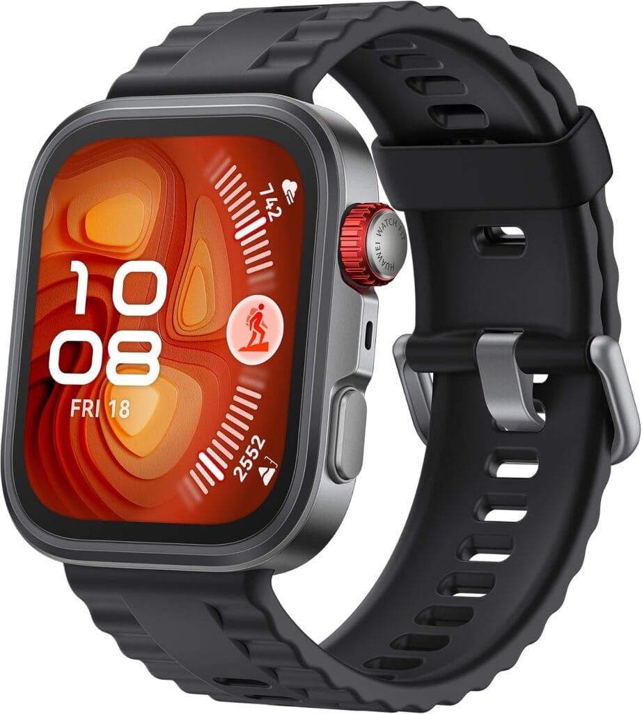 HUAWEI WATCH FIT 4 Pro Preto smartwatch masculino com vidro de safira, titânio e recursos esportivos avançados