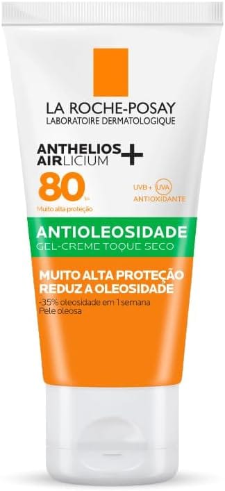 La Roche-Posay Anthelios Airlicium FPS 80 protetor solar facial para pele oleosa