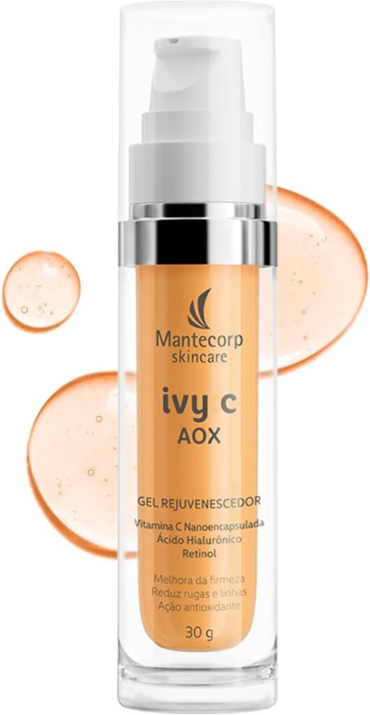 Mantecorp Ivy C AOX Gel Rejuvenescedor Facial 30 g com Vitamina C Pura Nanoencapsulada