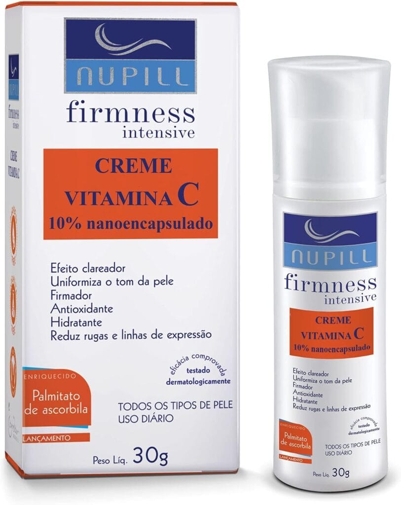 Nupill Creme Vitamina C 10% Nanoencapsulada 30 g para todos os tipos de pele