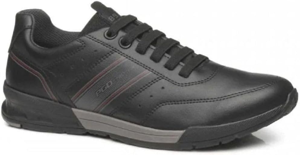 Pegada 17224 Sapatênis Masculino Casual em Microfibra Preto