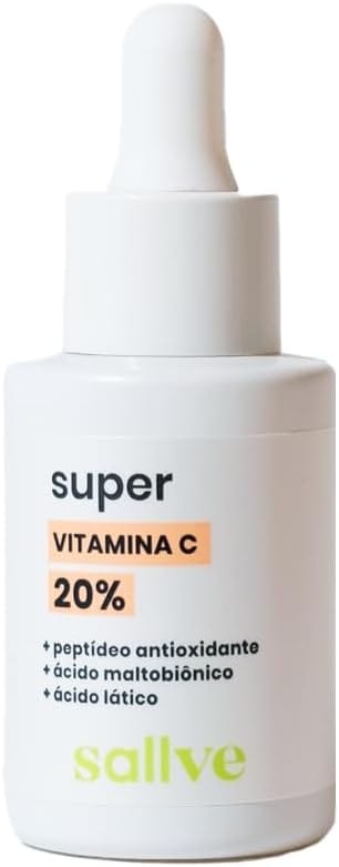 Sallve Super Vitamina C 20% 30 ml entre as melhores vitaminas C para o rosto