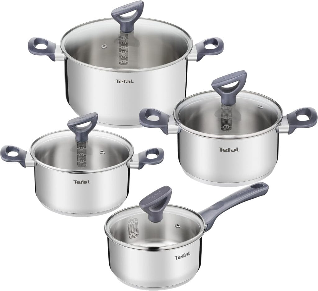 SEB Daily Cook G6 jogo de panelas em aço inox 8 peças
