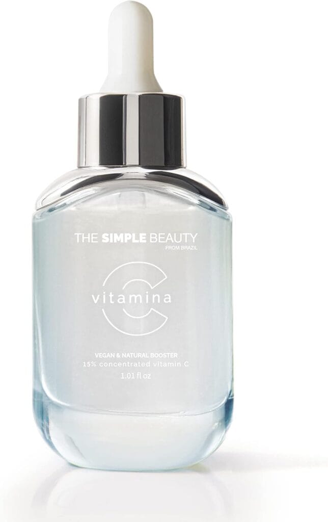 Simple Organic Solução Vitamina C 30 ml - Sérum Facial com Vitamina C 15%