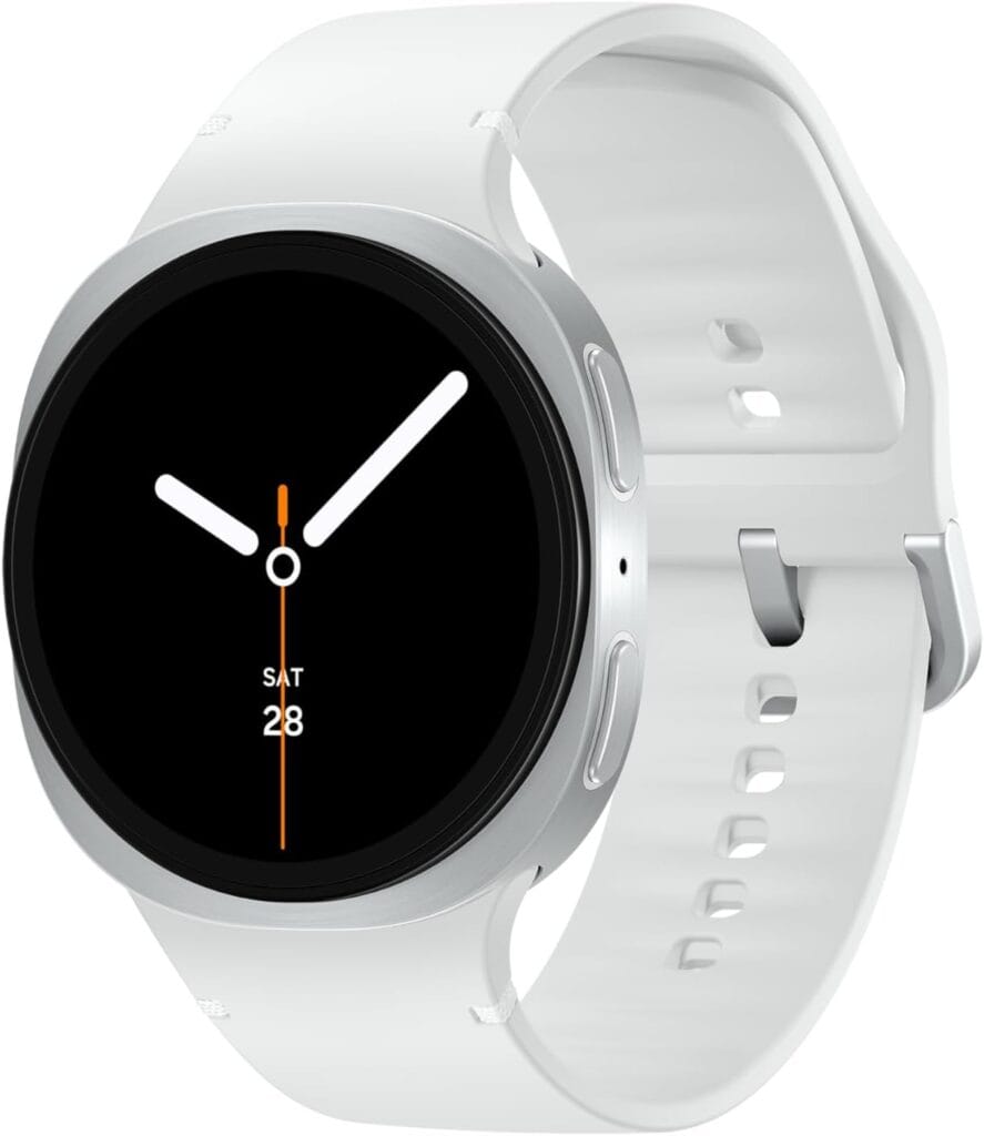 Smartwatch feminino Samsung Galaxy Watch8 40 mm prata com tela AMOLED e GPS
