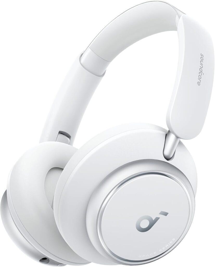 Soundcore Space Q45 headphone Bluetooth branco com cancelamento de ruído adaptativo